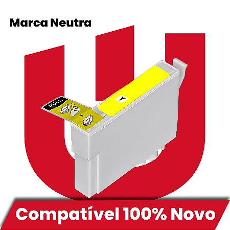 Cartucho de Tinta Compatível com Epson T0634 Amarelo 12ml