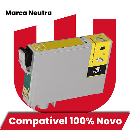 Cartucho de Tinta Compatível com Epson T0824 Amarelo 12ml
