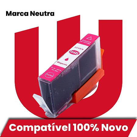 Cartucho de Tinta Compatível com HP 564XL Magenta 14,2ml