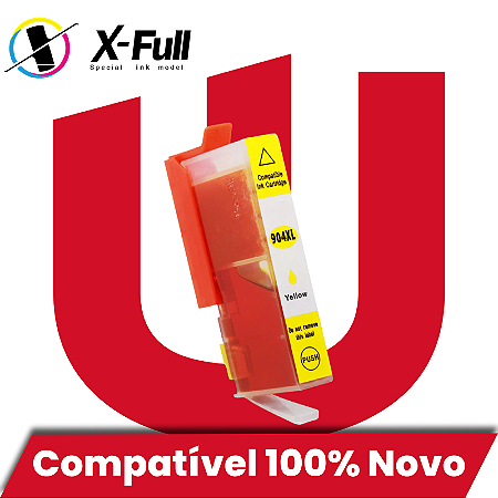 Cartucho de Tinta Compatível com HP 904XL Amarelo Xfull 14ml