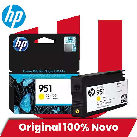 Cartucho de Tinta Original HP 951 CN052AL Amarelo 8ml