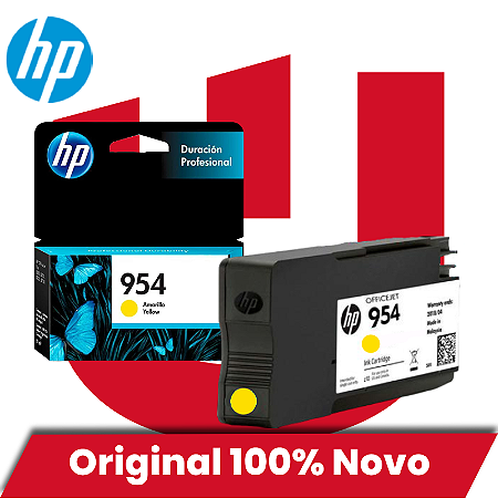 Cartucho de tinta Original HP 954 L0S56AB Amarelo 10ml