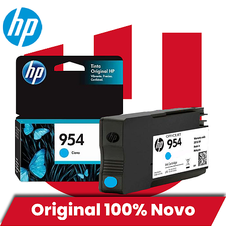 Cartucho de Tinta Original HP 954 L0S50AB Ciano 10ml