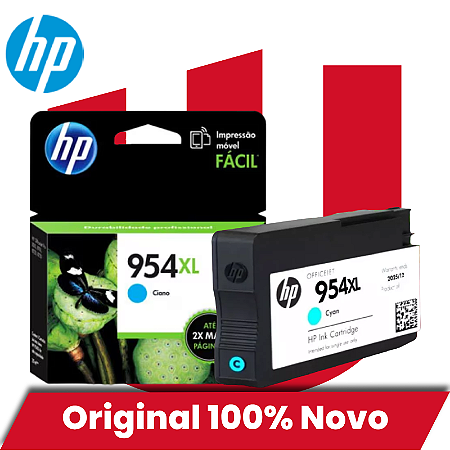 Cartucho de tinta Original HP 954XL L0S62AB Ciano 20ml