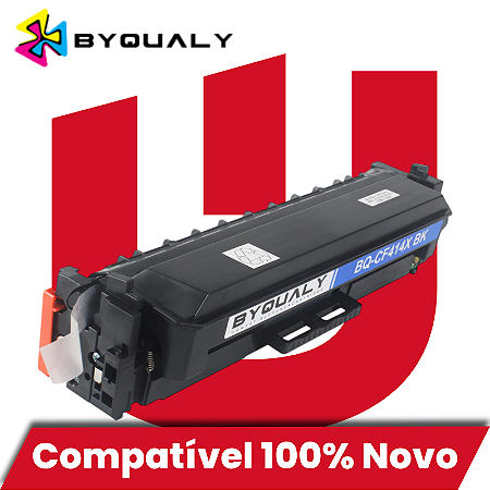 Toner Compatível com HP CF414X com Chip Preto Byqualy 7.5K