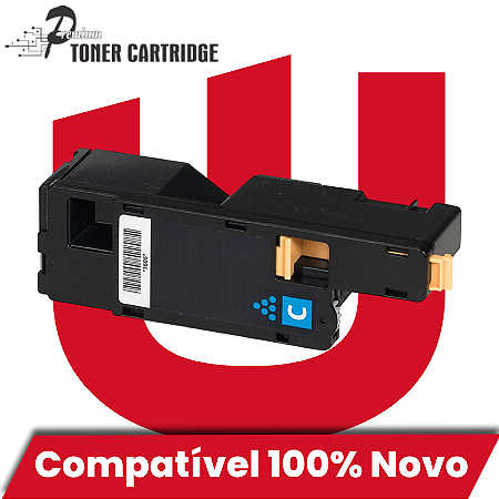 Toner Compatível com Xerox PHX6000 PH6010 WC6015 106R01631 Ciano Premium 1K