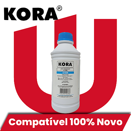 Tinta Compatível com Epson Universal Ciano Sublimática Kora 1L