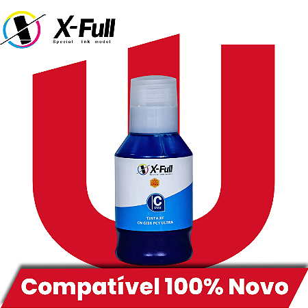 Tinta Compatível com Canon GL16 Ciano Pigmentada Xfull 135ml