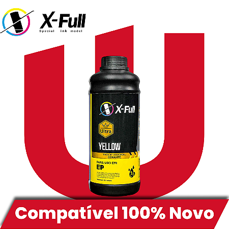 Tinta Compatível com Epson Universal Amarelo Corante Xfull 1L