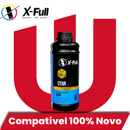 Tinta Compatível com Epson Universal Ciano Corante Xfull 1L