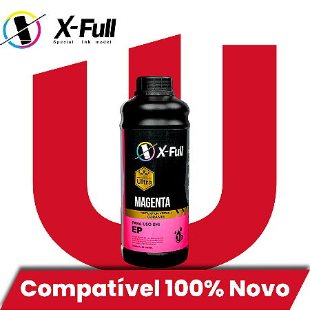 Tinta Compatível com Epson Universal Magenta Corante Xfull 1L