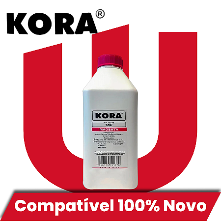 Tinta Compatível com HP Universal Magenta Corante Kora 1L