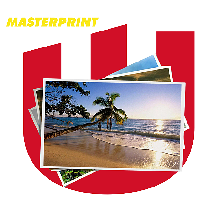 Papel Fotográfico Glossy A4 115G Branco Masterprint com 50 Folhas