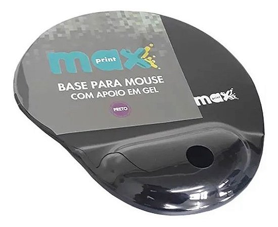 MOUSE PAD COM APOIO EM GEL MAXPRINT PRETO