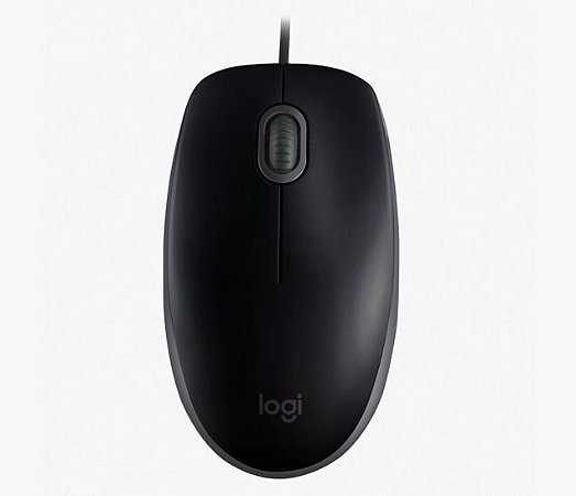 MOUSE COM FIO USB LOGITECH M110 PRETO