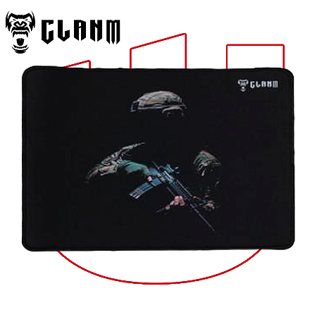 Mousepad Gamer Jungle 30x25cm MPJ301 Clanm Estampa