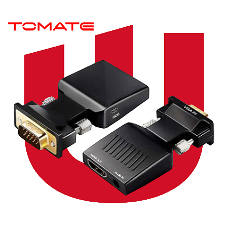Adaptador VGA Para HDMI com Áudio P2 MTV650 Tomate