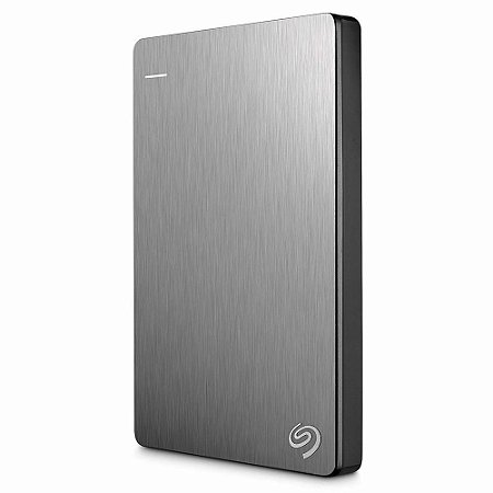 HD EXTERNO SEAGATE 2TB BACKUP PLUS SLIM 2.5 USB 3.0 PRATA