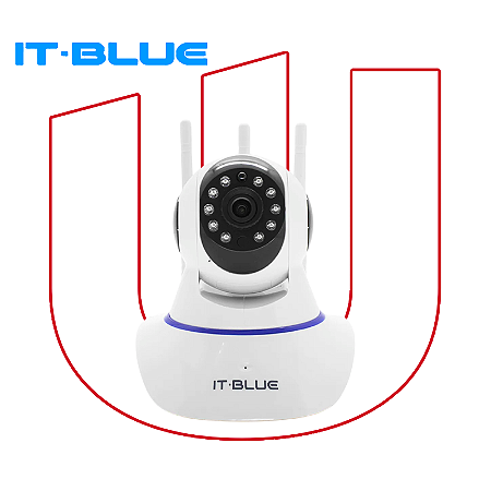 Câmera de Monitoramento WIFI Infravermelhor HD SCB3 It-Blue