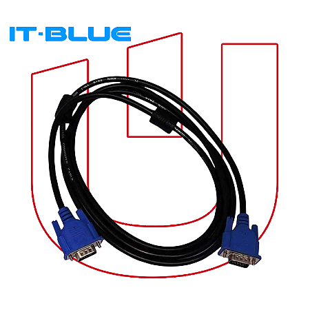 Cabo VGA 1,8M LE12-2 It-Blue