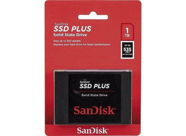 SSD SANDISK 1TB PLUS SATA III 2,5