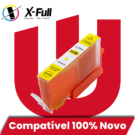 Cartucho de Tinta Compatível com HP 564XL Amarelo Xfull 14,5ml