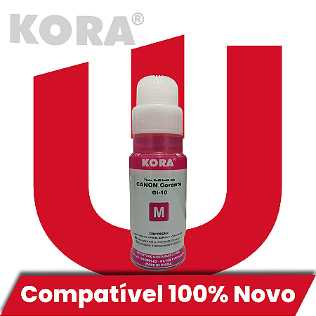 Tinta Compatível com Canon GL10 Magenta Corante Kora 70ml