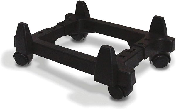 SUPORTE COM RODAS AJUSTÁVEL PARA CPU OU NOBREAKS FORCE LINE 4624 PRETO