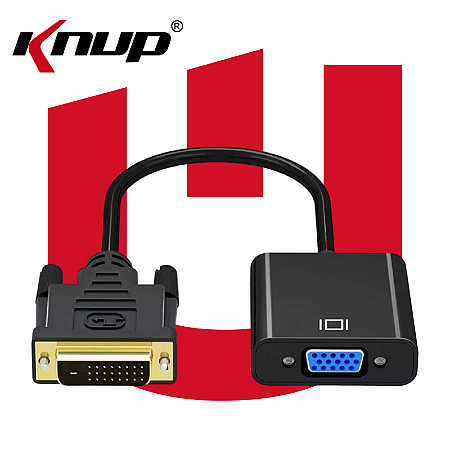 Adaptador DVI-D Para VGA AD108 Knup