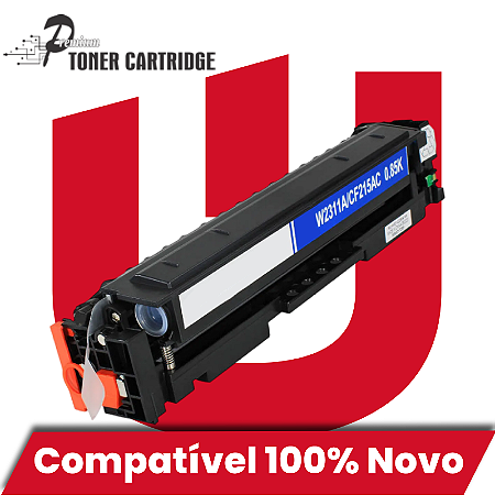 Toner Compatível com HP W2311A 215A com Chip Ciano Premium 1K