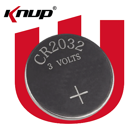 Bateria Botão Knup 3V CR2025 com 5 Unidades