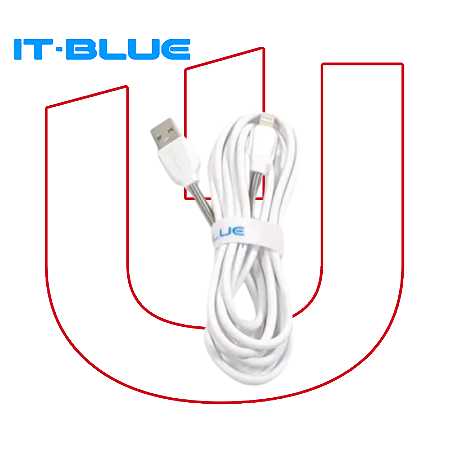 Cabo USB 2.0 IOS Lightning 2M LE841p-2 It-Blue