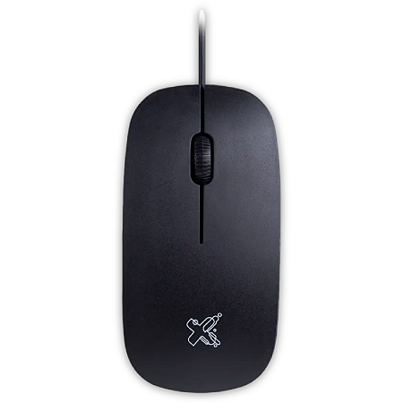 MOUSE COM FIO 1200DPI SURFACE MAXPRINT PRETO
