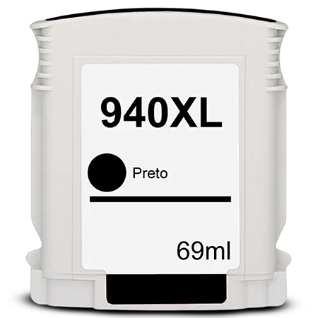 CARTUCHO DE TINTA COMPATÍVEL HP 940XL PRETO 69ML