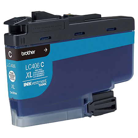 CARTUCHO DE TINTA ORIGINAL BROTHER LC406XL CIANO 1,5ML