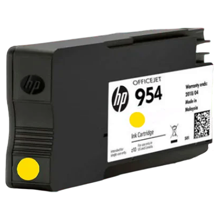 CARTUCHO DE TINTA ORIGINAL HP 954 AMARELO 10ML