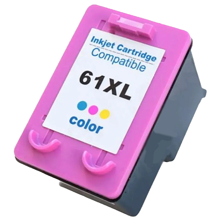 CARTUCHO DE TINTA COMPATÍVEL COM HP 61XL COLORIDO 13ML