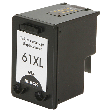 CARTUCHO DE TINTA COMPATÍVEL COM HP 61XL PRETO 12ML