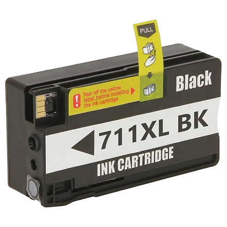 CARTUCHO DE TINTA COMPATÍVEL COM HP 711XL PRETO MICROJET 38ML