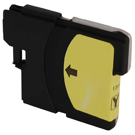 CARTUCHO DE TINTA COMPATÍVEL COM BROTHER LC61 LC38 LC67 AMARELO 13ML