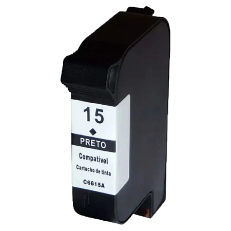 CARTUCHO DE TINTA COMPATÍVEL COM HP 45 51645AL 6615 PRETO 38ML