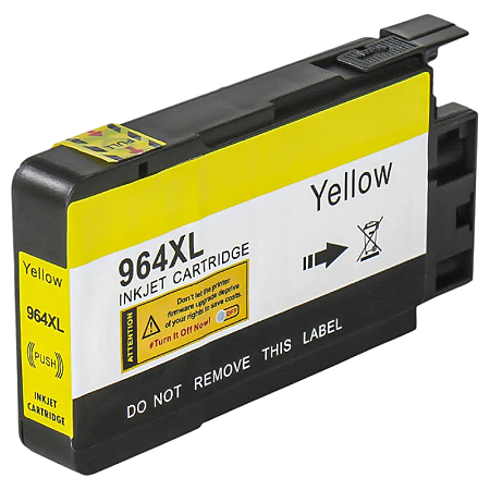 CARTUCHO DE TINTA COMPATÍVEL COM HP 954XL AMARELO 25ML