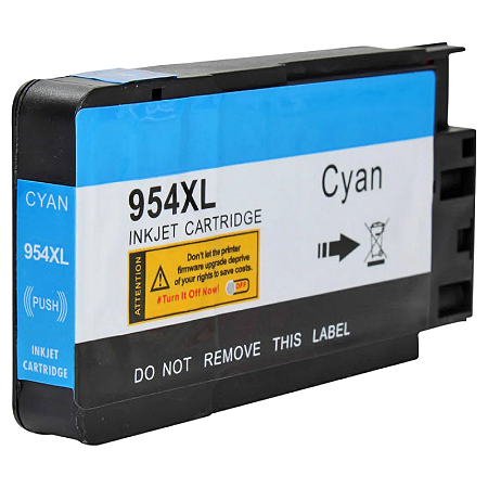 CARTUCHO DE TINTA COMPATÍVEL COM HP 954XL CIANO 25ML