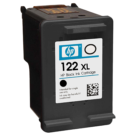 CARTUCHO DE TINTA ORIGINAL HP 122XL PRETO 8ML