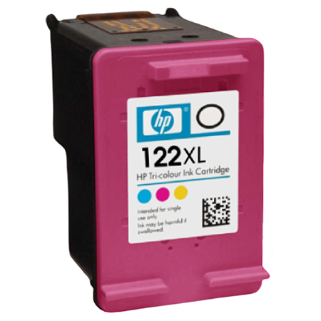 CARTUCHO DE TINTA ORIGINAL HP 122XL COLORIDO 7,5ML