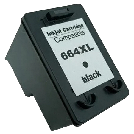 CARTUCHO DE TINTA COMPATÍVEL COM HP 664XL PRETO MICROJET 14ML