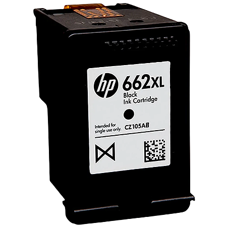 CARTUCHO DE TINTA ORIGINAL HP 662XL PRETO 6,5ML