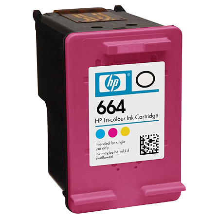 CARTUCHO DE TINTA ORIGINAL HP 664 COLORIDO 2ML