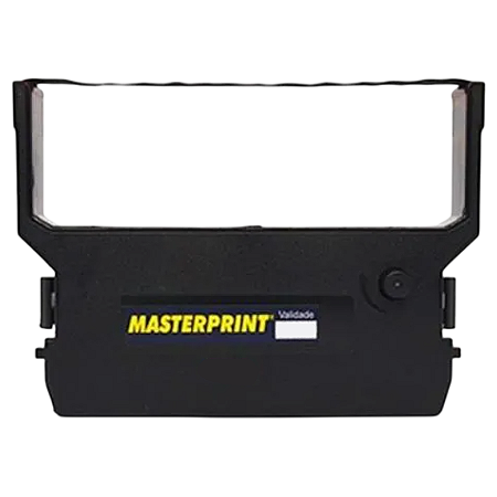 FITA MATRICIAL COMPATÍVEL COM EPSON ERC 03 PRETO MASTERPRINT 12,5MMx7M COM 4 UNIDADES