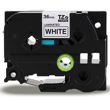 FITA ROTULADORA COMPATÍVEL BROTHER TZC-S261 PRETO E BRANCO X-FULL 36MMx8M